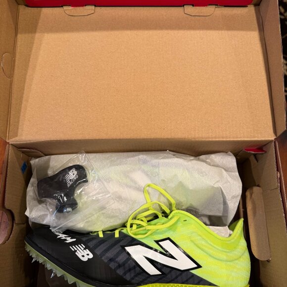 New Balance FuelCell SD100 V5 Track & Field Spikes (Size 10 - Mens) Green Black - Picture 6 of 6